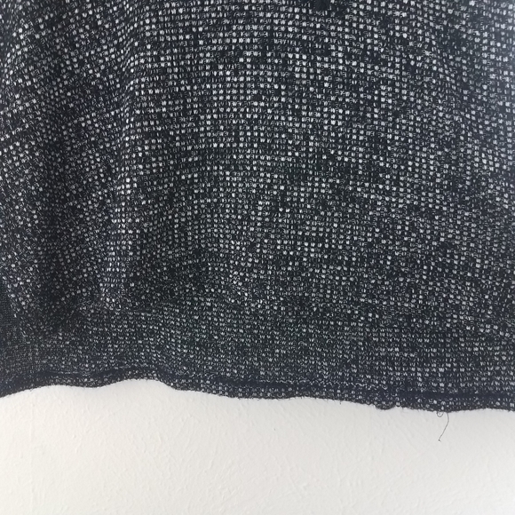 Aeropostale Marled Hooded Black/ Gray Sweater - Picture 6 of 8